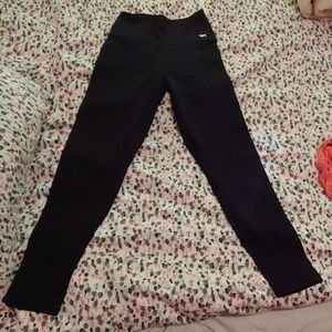 Pink cotton leggings